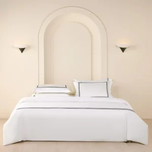 Spencer Hotel Collection 100% Cotton Sateen Luxury Duvet Cover Set for King Queen Size