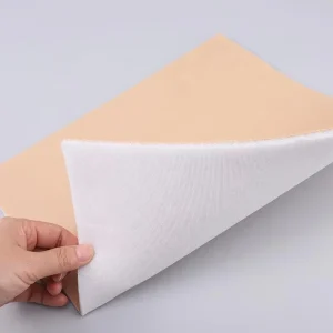Sponge Cotton Cloth Laminated Sheet 0.1mm 0.2mm 0.3mm 3mm 4mm 8mm 13mm Bra Foam Fabric Laminate for Washable Breast Pads
