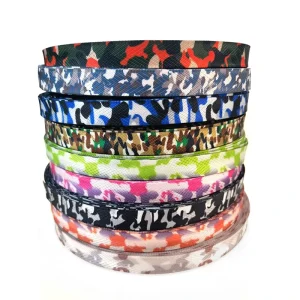 Spot Sublimation Webbing Printed Polyester thick Nylon Webbing Thermal Transfer Webbing Bag Shoulder Strap Pet Dog Collar Belt