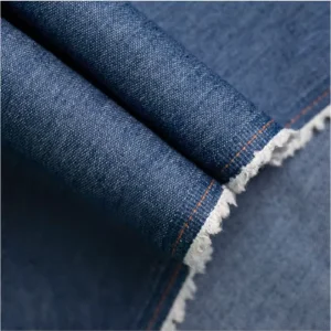 Spring Summer Eco Friendly Girls’ Shoes Hats Liner Polyester Cotton Plain Weave Tricot Knitted Washed Elastic Thin Denim Fabric