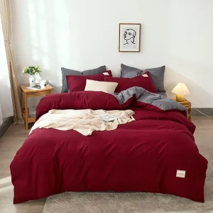 Spring and Summer New High Quality Bedding Set Cotton Fashion Embroidery Four Piece Set for Home Bedroom
