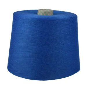 Spun Polyester Fabric Yarn Dyed Polyester Ring Spun Yarn for Socks Knitting