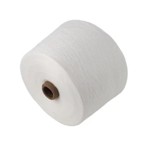 Spun Thread Natural Yarns Polyester Sewing Thread Recycle Eco 3ply Polyester Yarn for Weaving Tshirt Yarn