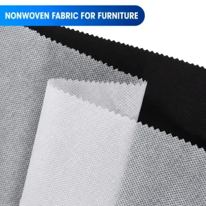 Spunbond Non Woven Fabric for Furniture Sofa Bottom Dust Cover Upholstery Lining Nonwoven Material Black White Customized Weight