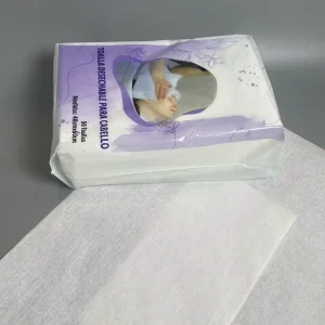 Spunlace Nonwoven Disposable Facial Towels Disposable Salon Hair Dry Towel for Spa Beauty Salons