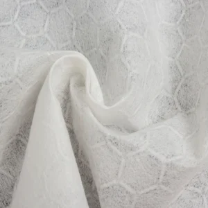 Spunlace Nonwoven Fabric Medium Weight Double Side Hot Air Topsheet Dyed Pattern Breathable Feature Plain 100% Polyester