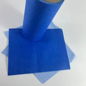 Spunlace Nonwoven Medical Fabric Supersonic SMMS Laminated PE Film Roll for Hospital Surgical Use