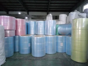 Spunlace Nonwoven Mesh Fabric Viscose and Polyester Material Abrasion Resistant Medium Weight for Industry Hygiene Hospital Use