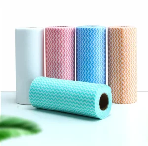 Spunlace Nonwoven Polyester Jacquard Fabric Rib Stretch Knitted TPU for Girls Disposable Face Cotton Towel Wet Tissue Dry Wipes