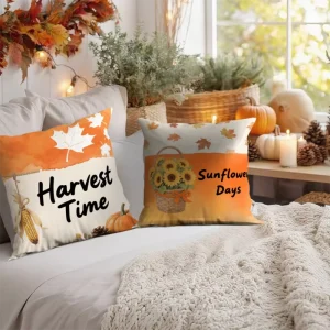 Square Decorative Throw Pillow Linen Modern Style Home Hotel Use Outdoor Sofa Pillow Custom Design