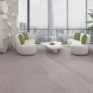 Square Hotel 50x50cm Office Carpet Tile with Anti slip Fireproof Commercial Carpet