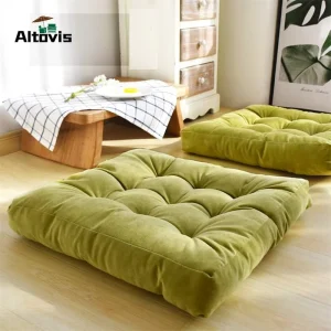 Square Large Pillows High Resilience Breathable Outdoor Floor Pillow Cushion