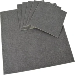 Square Loop Pile Commercial Carpet Tiles Washable Cushioned Polypropylene Anti Slip for Office Hotel & Hallway Use