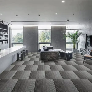 Square Office Thick PP Commercial Carpet Tile 50×50 with Factory Price for Living Room