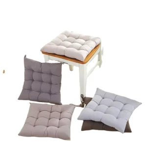 Square Outdoor Indoor Garden Sofa Seat Pad Stylish Chair Cushion Lumbar Pillows Seat Cushions 100% Polyester Customizable