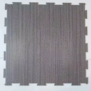 Square PVC LVT Click Flooring Tiles Modern Waterproof Anti Slip 4/5/6mm for Office Hotel Kitchen Bedroom