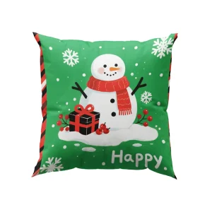 Square Printed Pillow Cover Christmas Series Throw Pillow Case for Sofa Decorative Cushion Cover Home Hotel