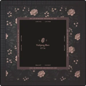 Square Rubber Tablecloth Non Slip Table Cover Noise Reduction Mat for American Mahjong