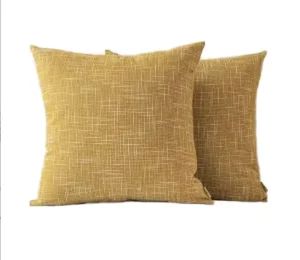 Square Solid Color Modern Chenille Tassel Throw Pillow Cover Removable Washable Machine Washable Customizable for Decoration