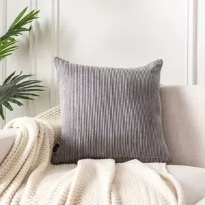 Square Striped Pillows & Cushions Home Bedroom Soft 100% Polyester Cushion Cover