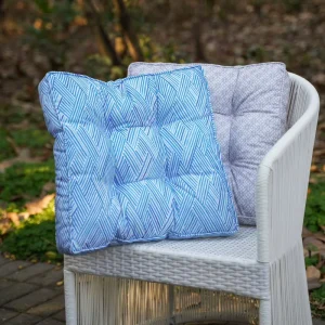 Squared Custom Printed Garden Sofa Outdoor Indoor Chair Cushion Waterproof UV-Protected Removable Washable Seat Pad Cushions