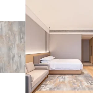 Stain Resistant Woven Tufted Pet Friendly Medium Pile Wall Carpet for Modern Hotel Guest Room Use