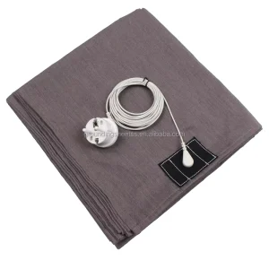 Stainless Steel Earthing Bed Sheet Durable Grounding Bedding for Relaxation Recovery and Wellness