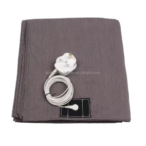 Stainless Steel Fiber Grounding Sheets Conductive Bedding Anti Static Breathable Durable Washable OEM Custom