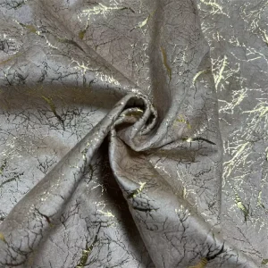 Stamping Ice 3D Embossed Flower Upholstery Fabric Home Textile for Royal Sofa Sofa Cover Curtain