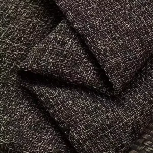 Stock 6 Colors High Quality 340gsm Upholstery Sofa Cotton Polyester Linen Fabric