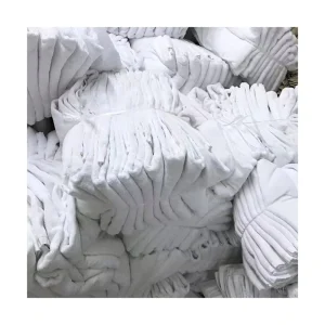 Stock Available JES Model 03 Recyclable Shop Towels Bales Reusable Eco friendly 100% Cotton High end Hotel White Strong Water