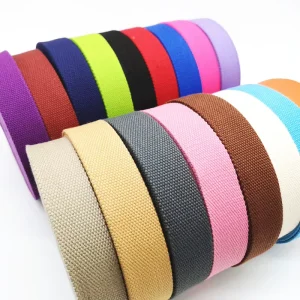 Stock Cotton Woven Webbing 1″ 25mm 38mm Buckles Bag Strap Handbag Belt Multi Color