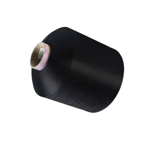 Stock GRS certified Woven Tape 100D Recycled Polyester Yarn Plastic Bottles Eco friendly Reclaimed Yarn Labels Trademarks
