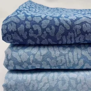 Stock Rolls Jeans Material Jean Suppliers High Quality Custom Printed Denim Fabrics for Clothing