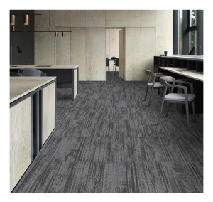 Stocks Commercial Nylon Plain 50x50cm Floor Tiles Fire Resistant Carpet Tiles Office New Design Apartment Carpet