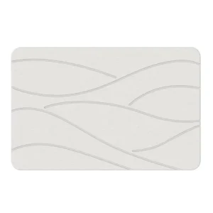 Stone Bath Mat Diatomaceous Earth Shower Mat Non Slip Super Absorbent Diatomite for Bathroom Quick Drying Natural Easy to Clean