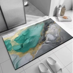 Stone Bathmat Low Moq Manufacture New Desgin Absorbent Anti Mildew Anti slip Bathroom Mat
