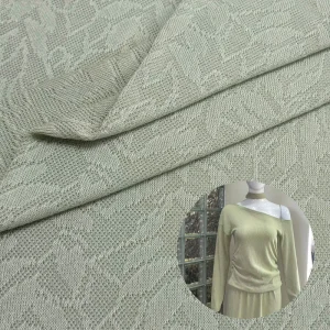 Stretch Breathable Shrink Resistant Lightweight Yarn Dyed Jacquard Fabric 90T 10SP for Girls and Women Dresses