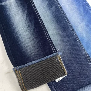Stretch Cross 63% Cotton 2% Spandex 35% Poly Dobby 11oz Denim Fabric
