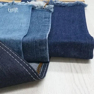 Stretch Denim Fabric 41% Cotton 38% Polyester 20% Rayon 1% Spandex Wash Resistant for Jeans Pants Mezclilla Elastica