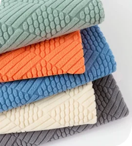 Stretch Knit Fleece Fabric 180g Jacquard for Sofa Slipcover Chair Cover Blanket Throw Pillow Upholstery Home Decor
