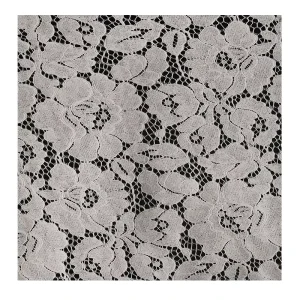 Stretch Lightweight Knitted Lace Fabric 35N45C20R 175GSM Soft Comfortable Stock & Make to Order for Women’s Wedding Dresses