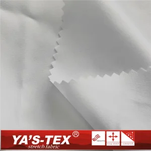 Stretch Polyester Spandex Elastic Woven Waterproof Breathable Lightweight 180GSM Solid Fabric for Sportswear