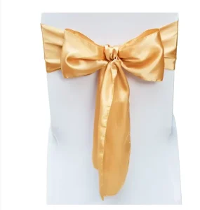Stretch Spandex Chair Sashes Bows Chair Slipcover and Stretch Chair Sash Elastic Bands Decoration