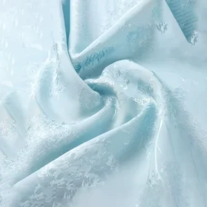 Stretchable Rayon Viscose Plant Jacquard Fabric for Apparel