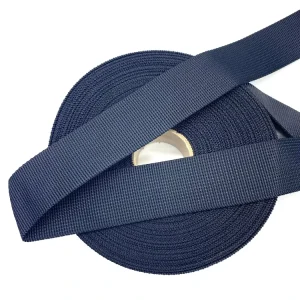 Stripe Pattern Polypropylene Webbing Straps for Leash Bag and Garment 25mm 1.6mm High Tenacity with Customizable Logo