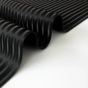 Striped PVC Artificial Leather Fabric Shiny Faux Leather for Handbags Bags and Fashion Accessories