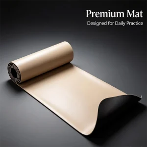 Studio Grade PU Yoga Mat Matte PU Natural Rubber Anti Slip Exercise Mat Gym