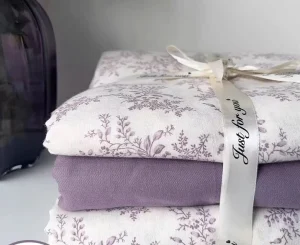 Style Class a 100% Cotton Oxygen Double Gauze Bedding Set 4Pcs 3 Duvet Cover Sheet for Home Use