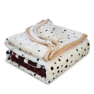 Style Warm Custom Thick Mink King Size Raschel Blankets for Winter 1 Ply King Size